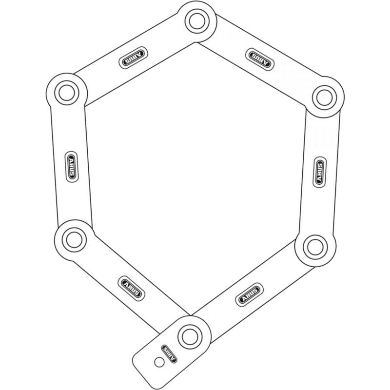 Abus Bordo 5700/80 Faltschloss