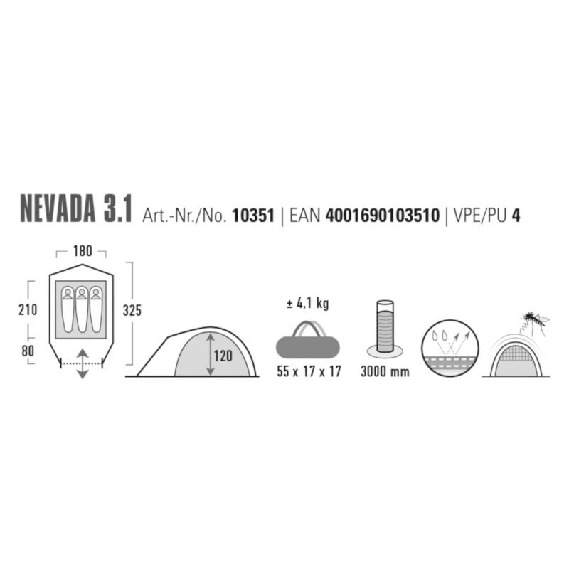 High Peak Nevada 3.1 Zelt