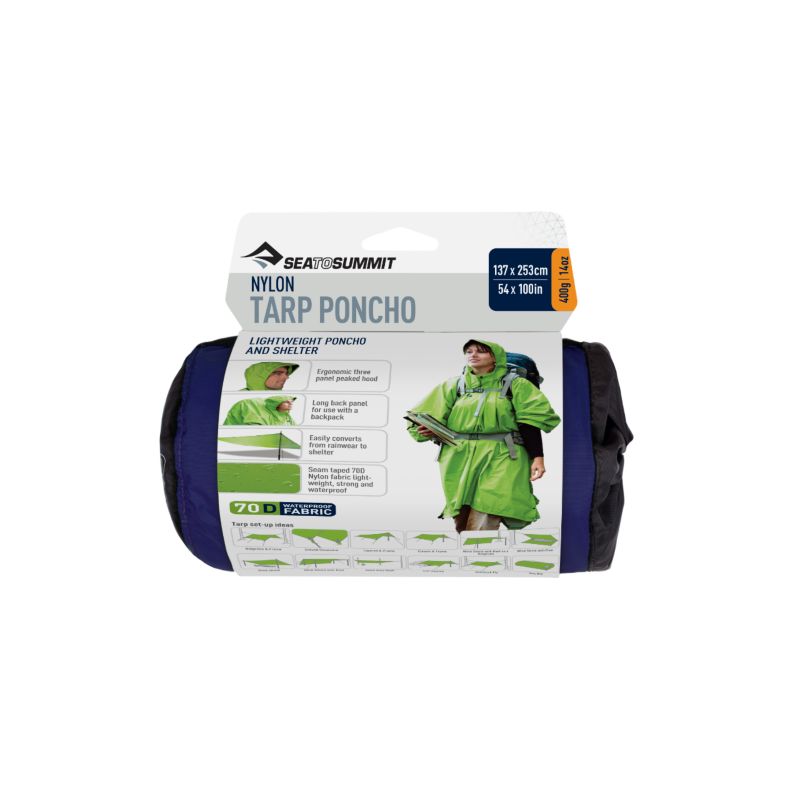 Sea to Summit 70D Nylon Tarp Poncho Poncho