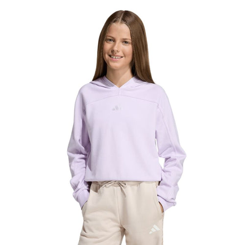 Adidas Junior Girl Holiday Glam Cropped Sweatshirt Hoodysweater Kinder