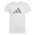 Adidas Junior Girls Animal Print Graphic Tee T-Shirt