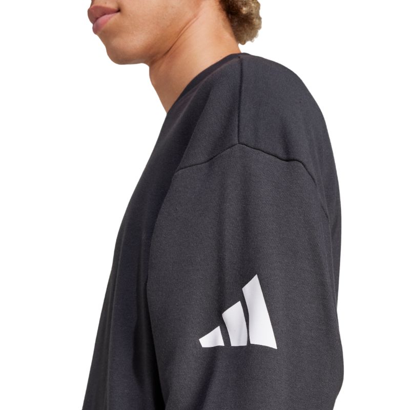 Adidas Essentials 3-Stripes Logo Sweatshirt Pullover
