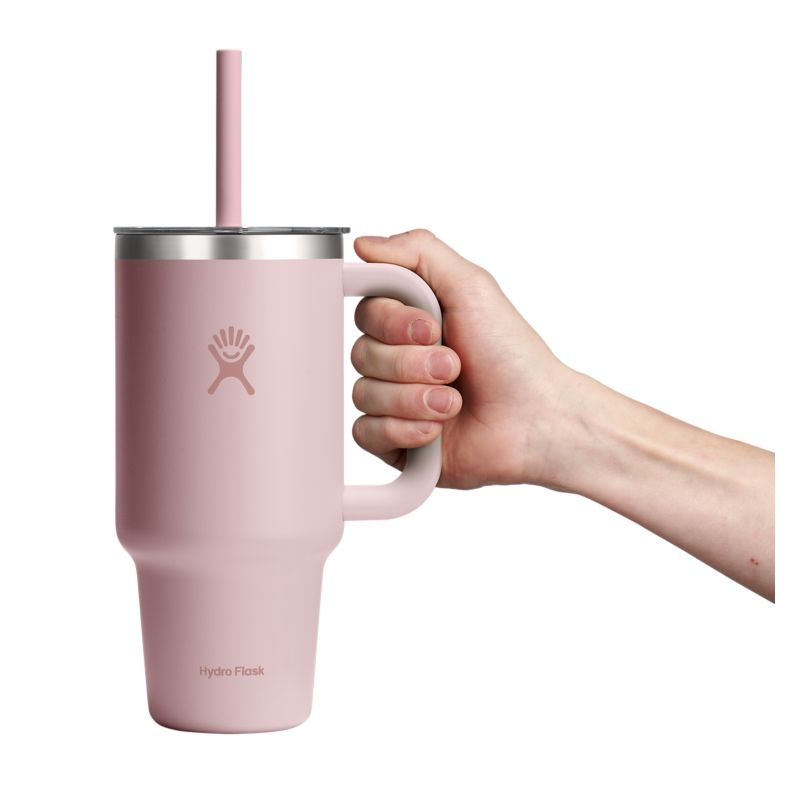 Hydro Flask 32 oz Travel Tumbler Clear Trillium Thermosflasche